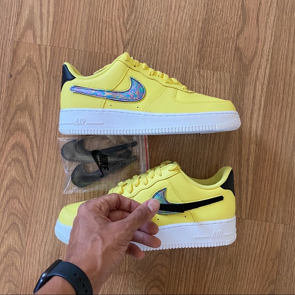 Nike Air Force 1 Low '07 LV8 3 “Yellow Pulse” - Picture 3 of 4